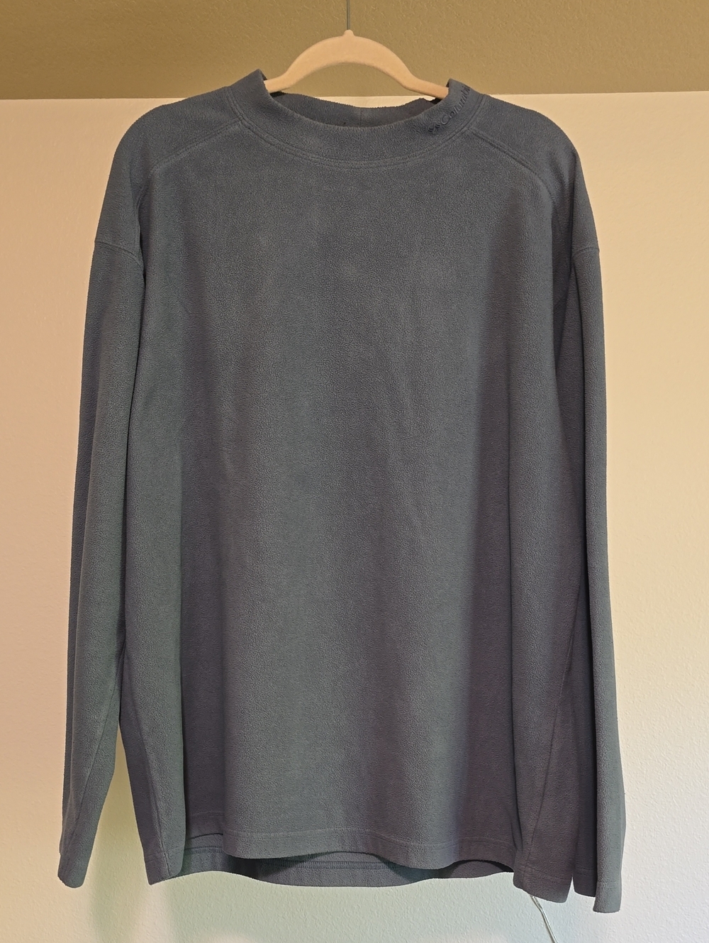 Columbia Men's Vintage Crewneck Fleece in Muted Slate Blue